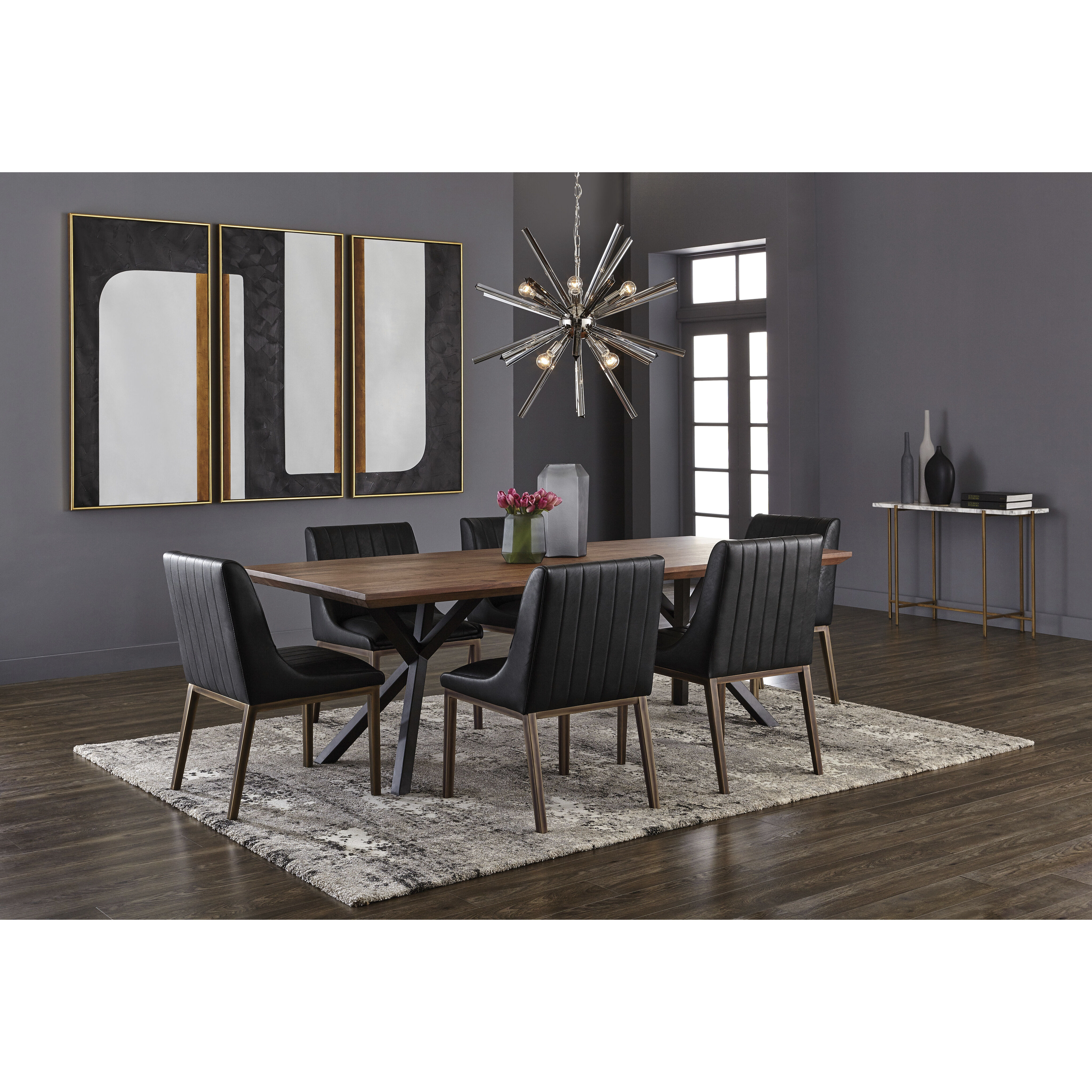 Lark 94 X 39.5 inch Black Dining Table